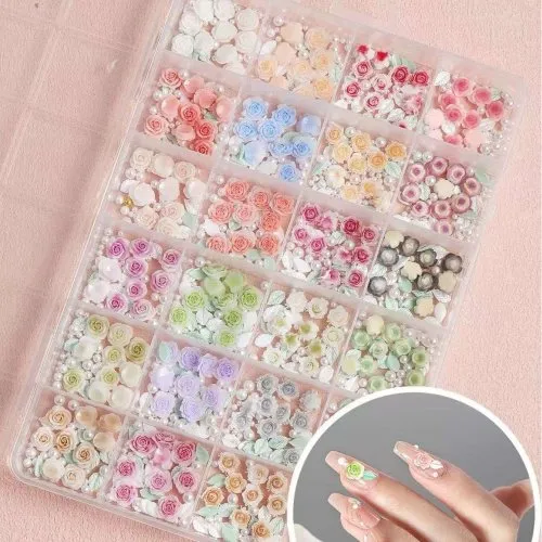 Charms Νυχιών 3D σε Κασετίνα 24 Θέσεων no10