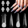 Dual Nail Form Set French Silicon Tip Guides 288pcs