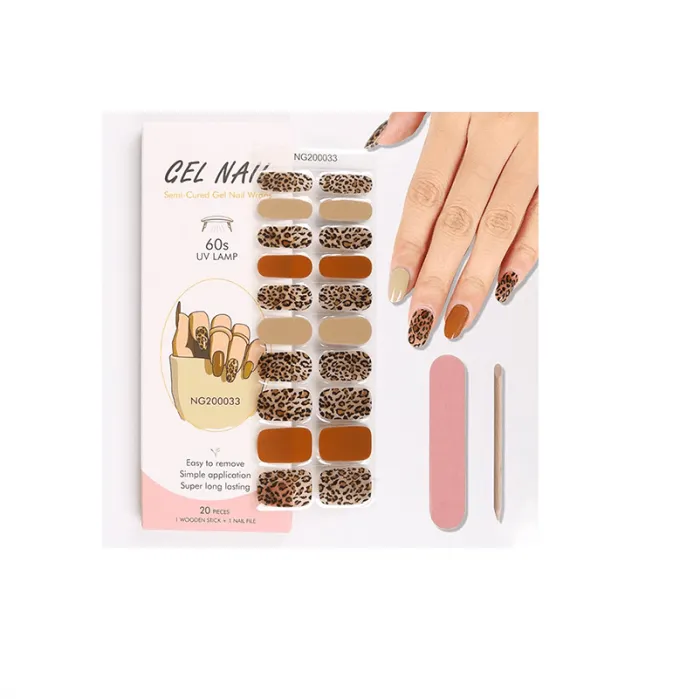 Gel Nail Wraps 20 Strips NG200033