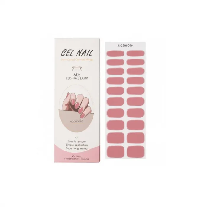 Gel Nail Wraps 20 Strips NG200060