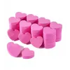 50Pcs Heart Shape Mini Buffer Pink
