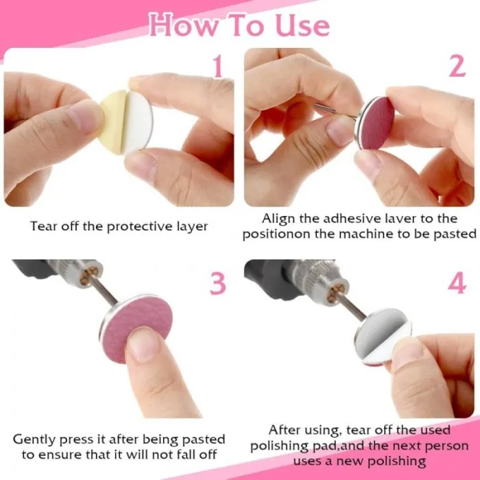 Pododisc+120 Ανταλλακτικά 25mm σε διάφορα Gritt