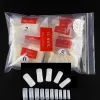 Nail Tips Τετράγωνα Natural 500pcs - 10 Διαφορετικά Μεγέθη