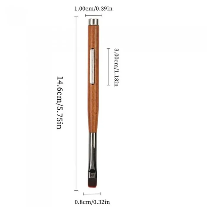 Πινέλο Manicure & Μαγνήτης Wooden Handle 3 In 1