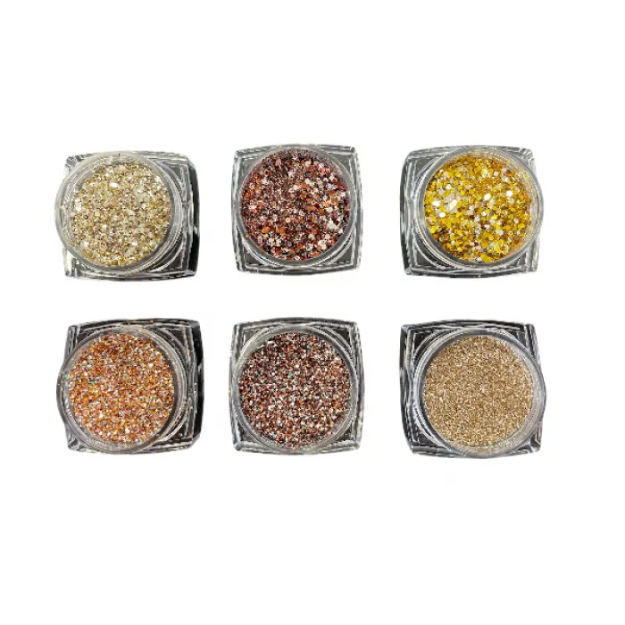 Σκόνες Νυχιών 6 Τεμαχίων