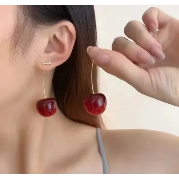Γυναικεία Σκουλαρίκια Κεράσι