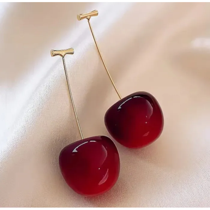 Γυναικεία Σκουλαρίκια Κεράσι