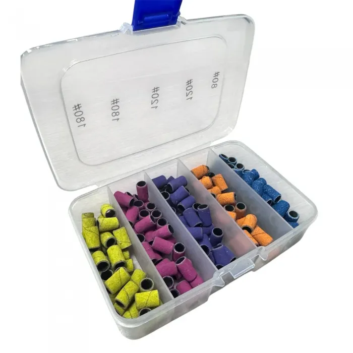 Γυαλόχαρτα Τροχολιθάκια Χρωματιστά Σετ 150τμχ