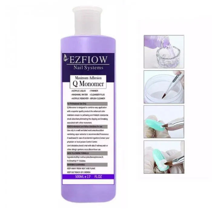 EzFlow Q Monomer Υγρό Ακρυλικού 500ml