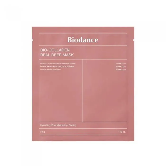Biodance Bio Collagen Real Deep Sheet Mask για Ενυδάτωση - Αναζωογόνηση - Σύσφιξη 4τμχ