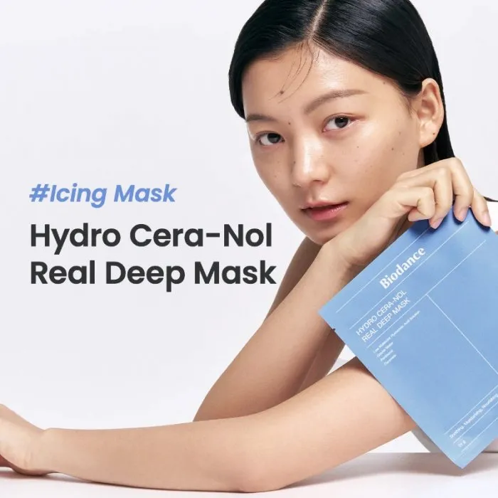 Biodance Hydro Cera-nol Real Deep Sheet Μάσκα Προσώπου για Ενυδάτωση Με Centella Asiatica 34g