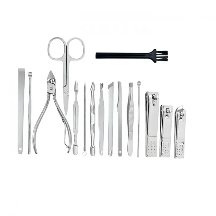Εργαλεία Manicure Pedicure Face Σετ 16τμχ