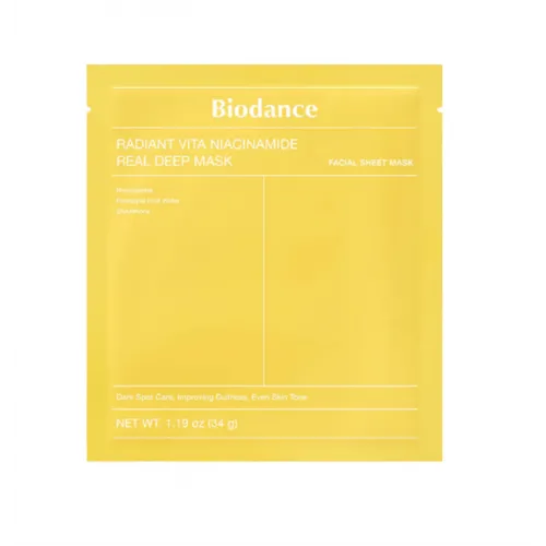 Biodance Radiant Vita-Niacinamide Real Deep Mask 34gr
