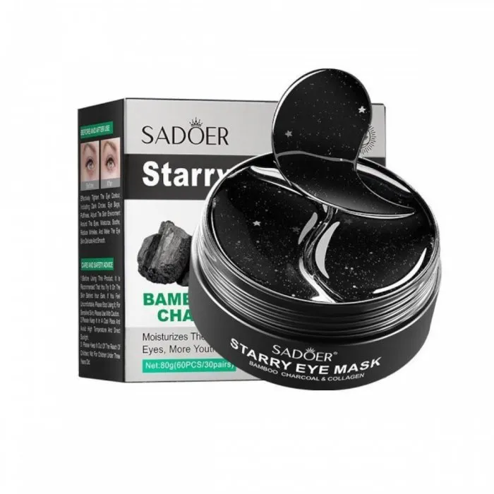 Επιθέματα Ματιών Starry Eye Mask Bamboo Charcoal Sadoer 60pcs