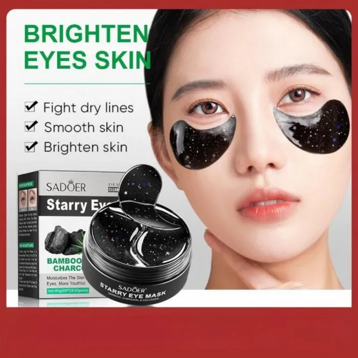Επιθέματα Ματιών Starry Eye Mask Bamboo Charcoal Sadoer 60pcs
