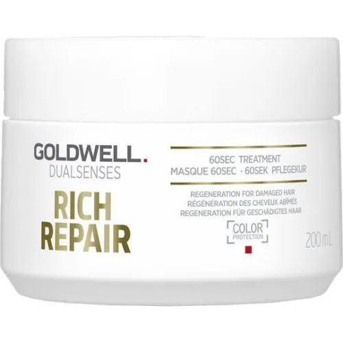 Goldwell Dual Senses Rich Repair 60Sec Μάσκα Μαλλιών για Επανόρθωση 200ml