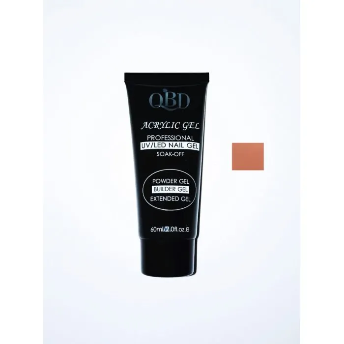 QBD Acrylic Gel UV/LED Nail Gel – Soak Off 60ml 12 Complexion