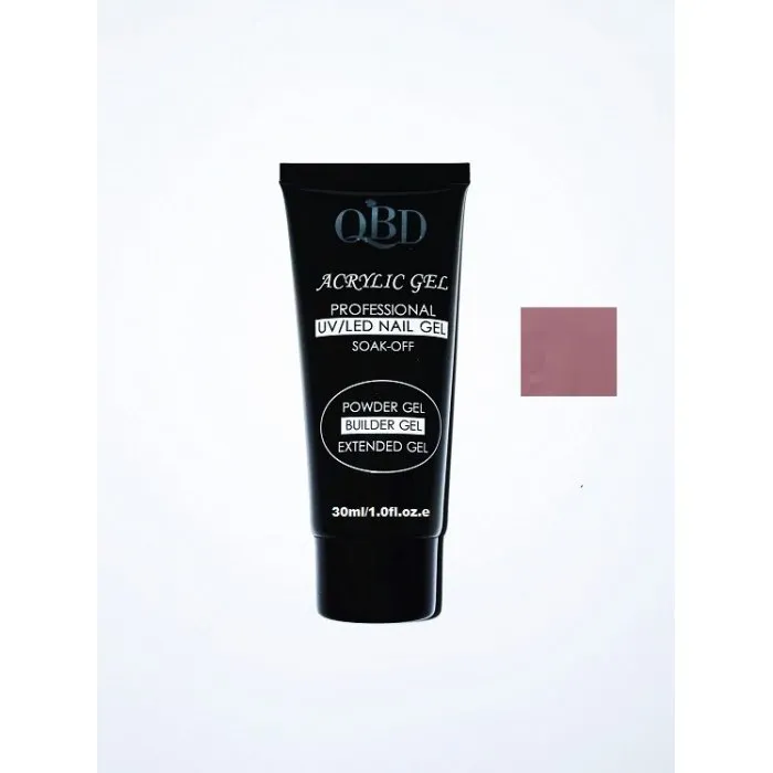 QBD Acrylic Gel UV/LED Nail Gel – Soak Off 60ml 16 Camphire