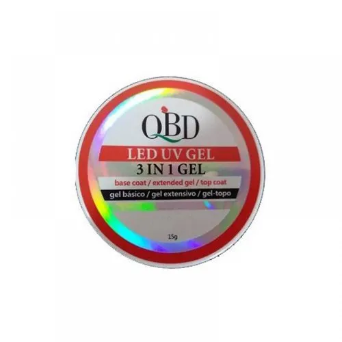 QBD Led Uv Gel Balance Builder 3 in 1 Gel Clear 15gr 