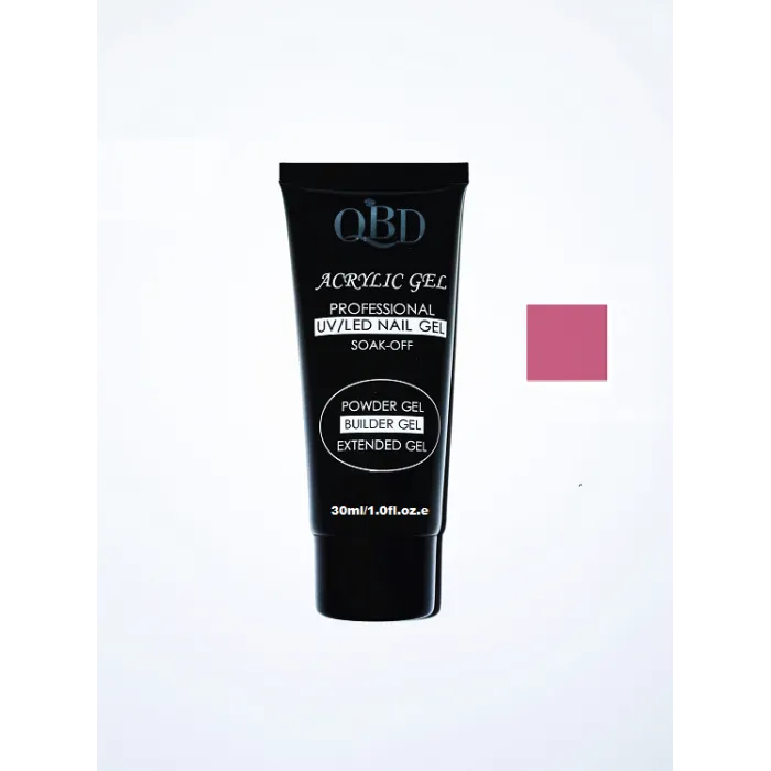 QBD Acrylic Gel UV/LED Nail Gel – Soak Off 30ml 09 Peach