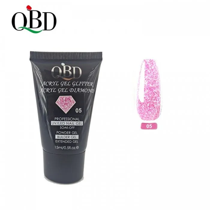 QBD Acryl Glitter Gel Diamond 15ml 05