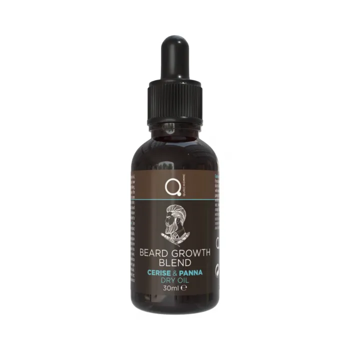 Qure Λάδι Περιποίησης για Γένια Growth Blend Cerise & Panna 30ml