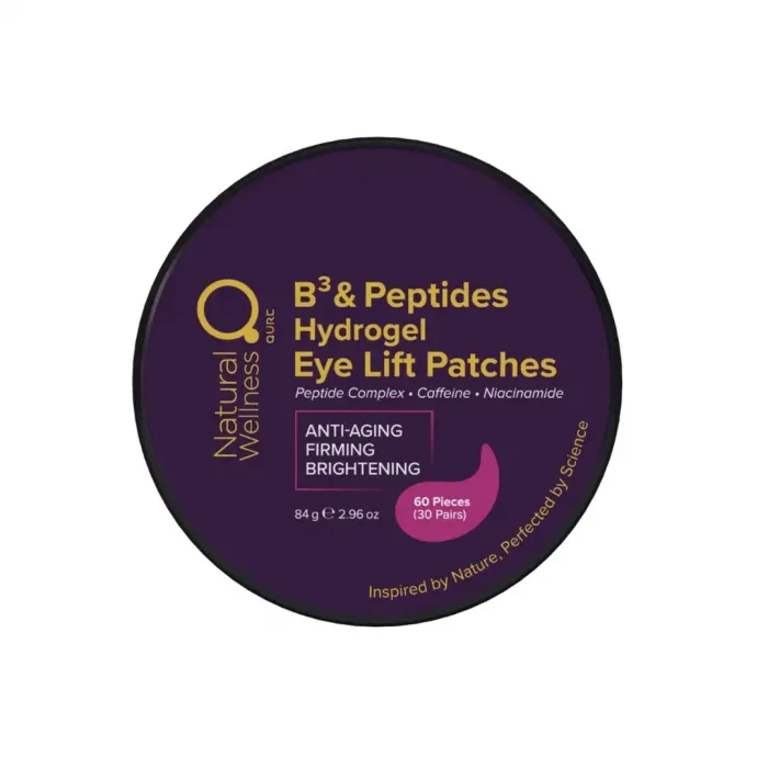 Qure B³ & Peptides Hydrogel Eye Lift Patches 84g 60Τεμάχια
