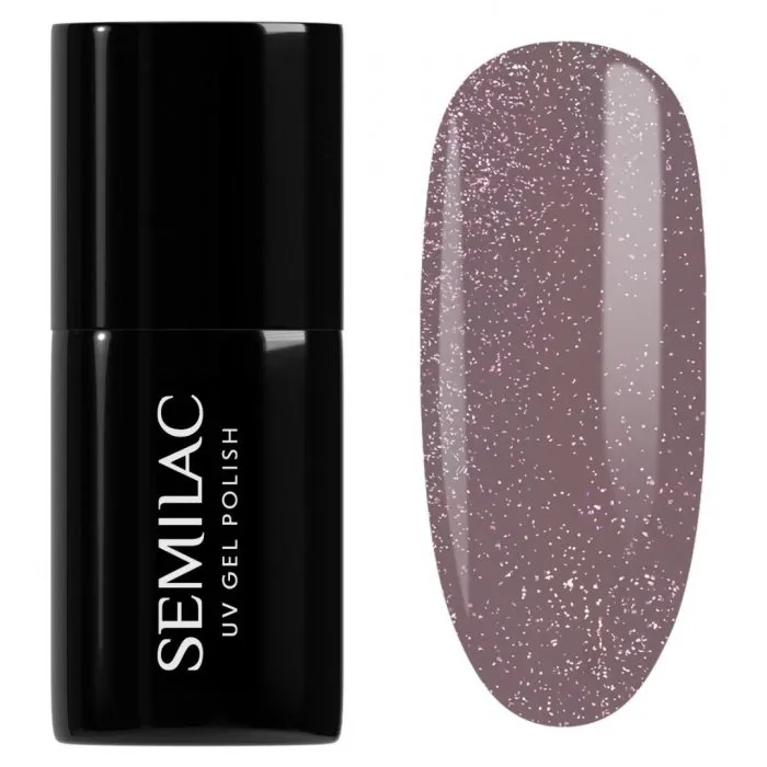 Semilac Ημιμόνιμο Βερνίκι Νυχιών 322 Shimmer Dust Brown 7ml