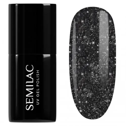 Semilac Ημιμόνιμο Βερνίκι Νυχιών 394 Sparkling Midnight Date 7ml