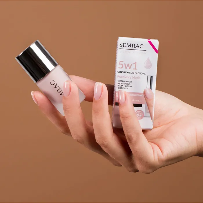 Semilac Nail Power Therapy 5σε1 Recovery Nude 7 ml  Θεραπεία Νυχιών