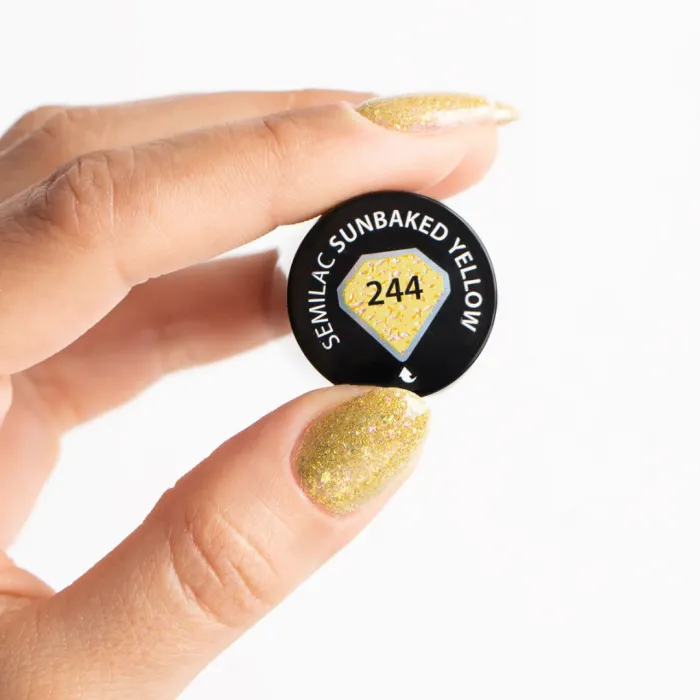 Semilac 244 Sunbaked Yellow 7 ml