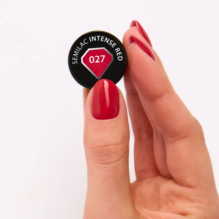 Semilac Hybrid 027 Intense Red 7ml