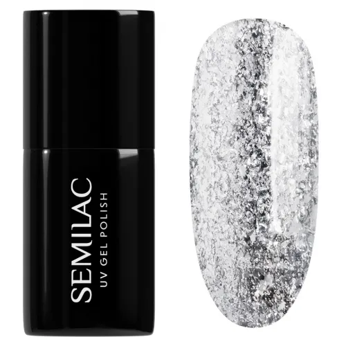Semilac Ημιμόνιμο Βερνίκι Νυχιών 292 Silver Shimmer 7ml