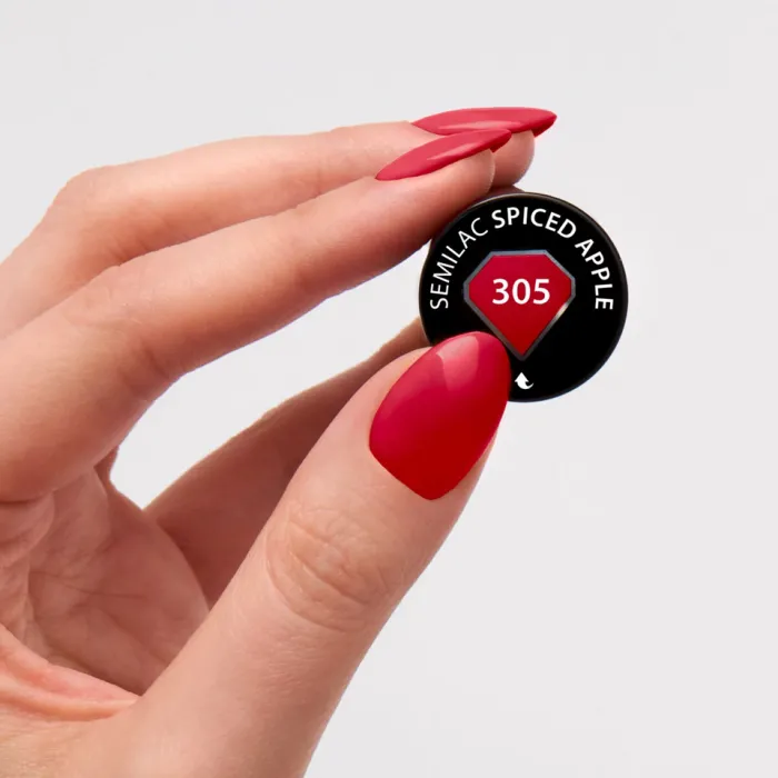 Semilac Ημιμόνιμο Βερνίκι Νυχιών 305 Spiced Apple 7ml