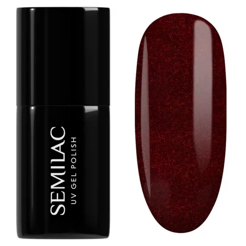 Semilac Ημιμόνιμο Βερνίκι Νυχιών 306 Divine Red 7ml