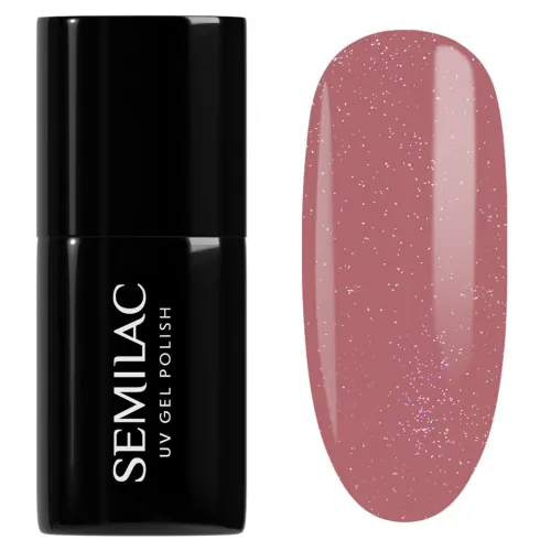 Semilac Ημιμόνιμο Βερνίκι Νυχιών 321 Shimmer Dust Caramel 7ml