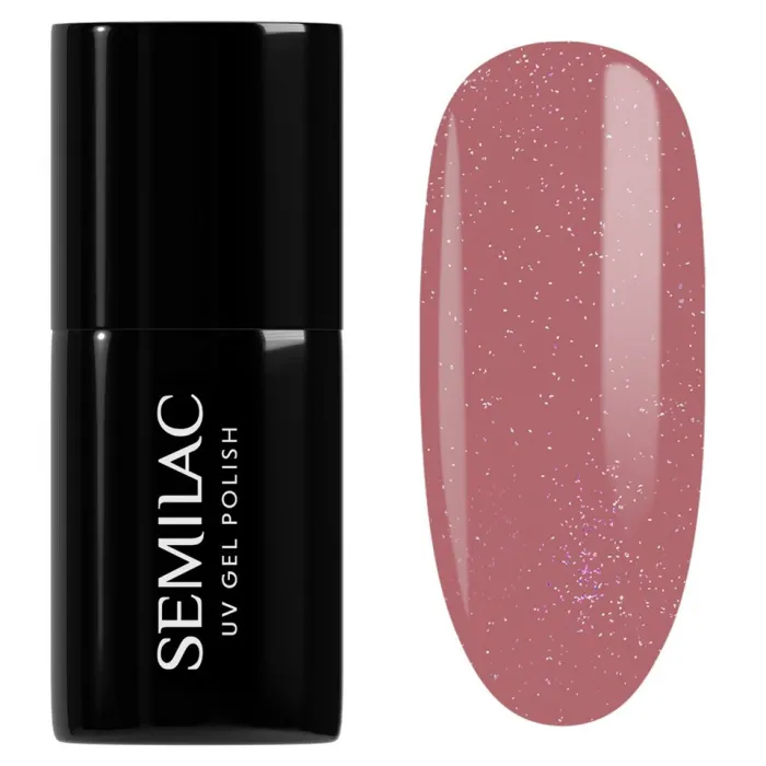 Semilac Ημιμόνιμο Βερνίκι Νυχιών 321 Shimmer Dust Caramel 7ml