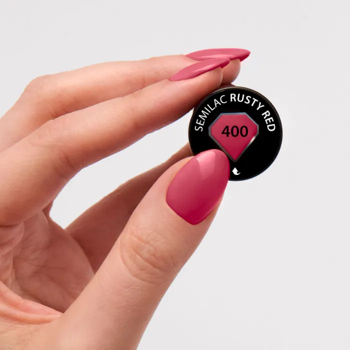 Semilac Ημιμόνιμο Βερνίκι Νυχιών 400 Rusty Red 7ml