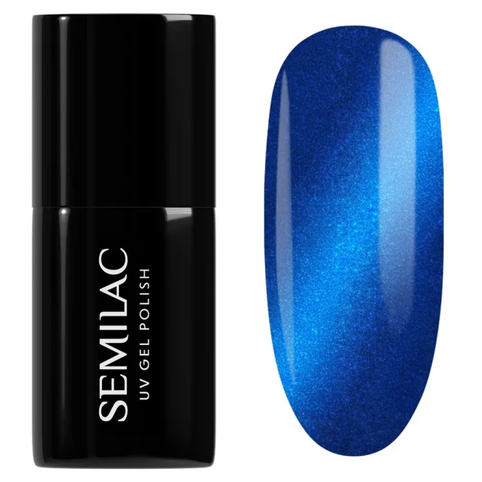 Semilac Ημιμόνιμο Βερνίκι Νυχιών 466 Blue Silk Pyjamas 7ml