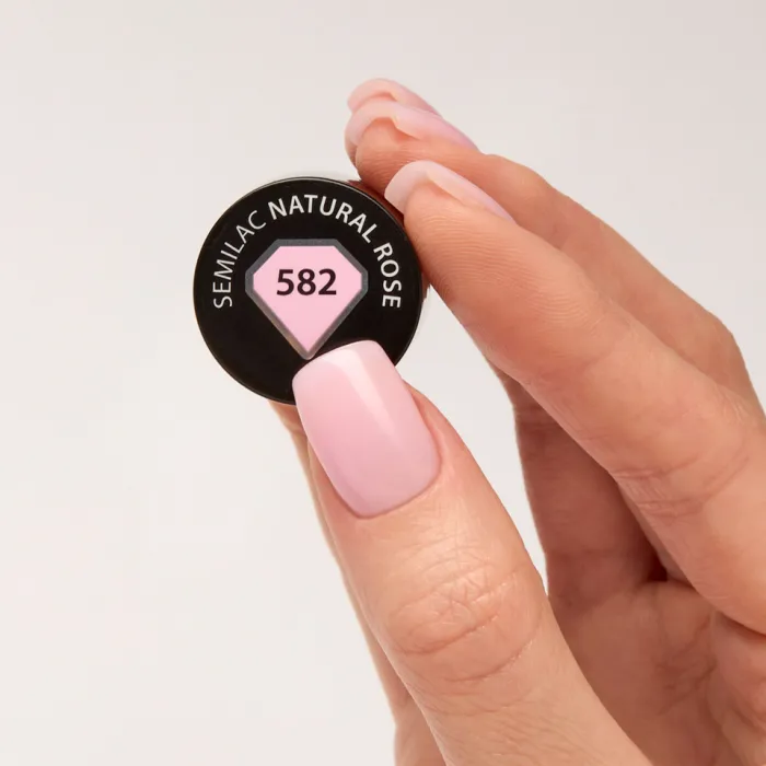 Semilac Ημιμόνιμο Βερνίκι Νυχιών 582 Natural Rose 7ml