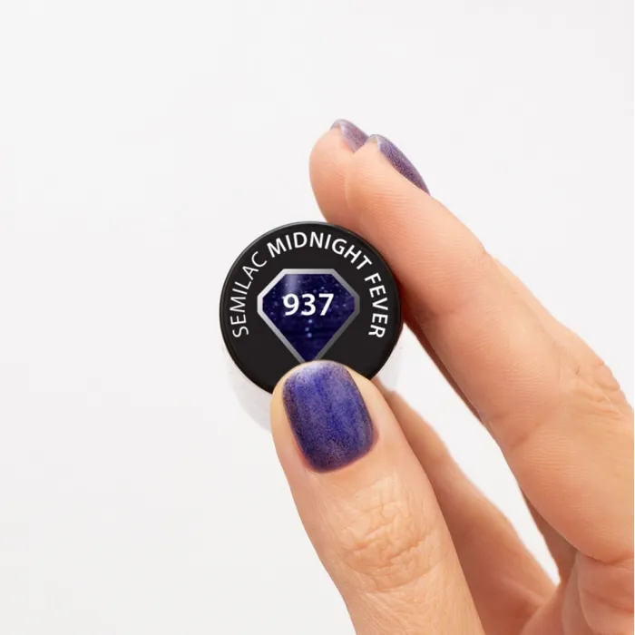 Semilac Ημιμόνιμο Βερνίκι Νυχιών 937 Midnight Fever 7ml
