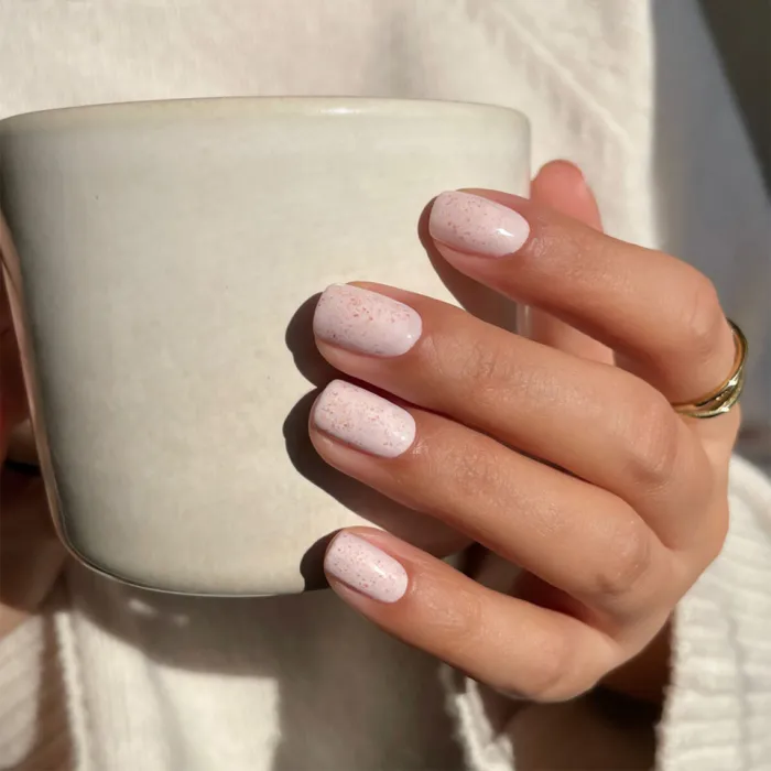 Semilac Ημιμόνιμο Βερνίκι Νυχιών 963 Rose Stracciatella 7ml