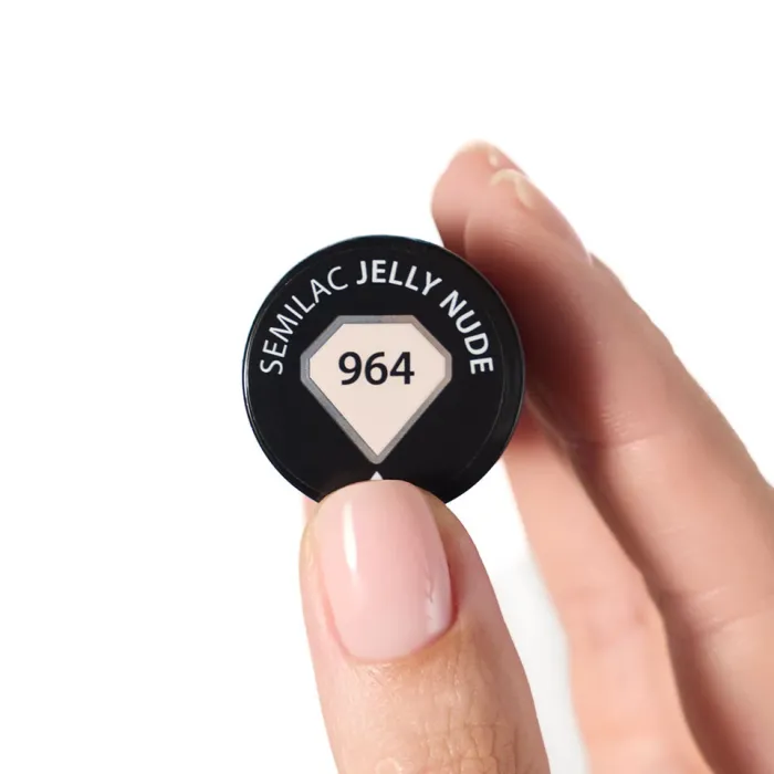 Semilac Ημιμόνιμο Βερνίκι Νυχιών 964 Jelly Nude 7ml