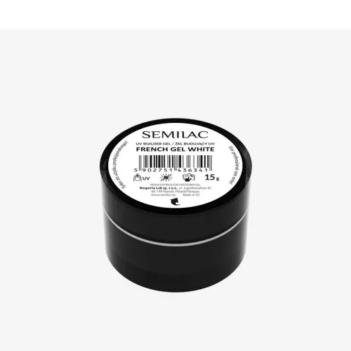 Semilac Builder Gel French Gel White 15g