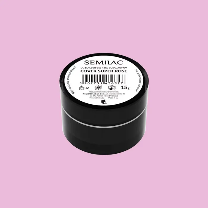Semilac Builder Gel Super Rose 15g