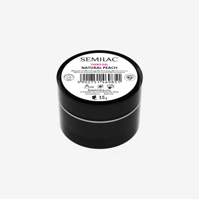 Semilac Builder Gel Thixo Natural Peach 15g