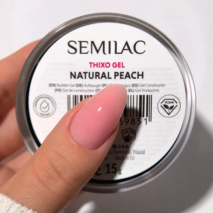 Semilac Builder Gel Thixo Natural Peach 15g