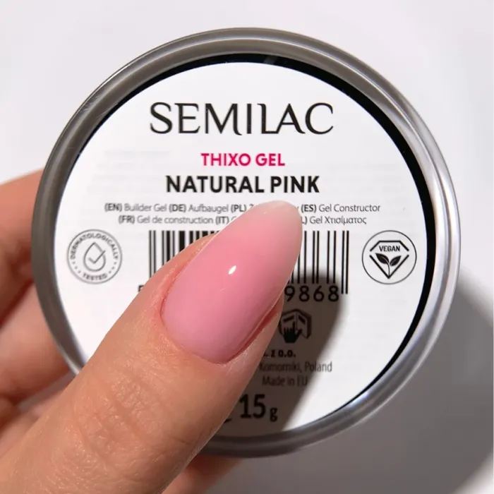 Semilac Builder Gel Thixo Natural Pink 15g