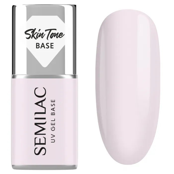 Semilac Skin Tone Cover Base Natural Pink 7 ml