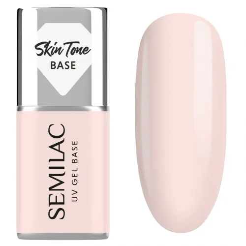 Semilac Skin Tone Cover Base Rose Beige 7 ml